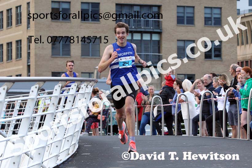 Quayside 5k Road Race, Newcastle/Gateshead, 2021, August 11th. Photo: David T. Hewitson/Sports for All Pics